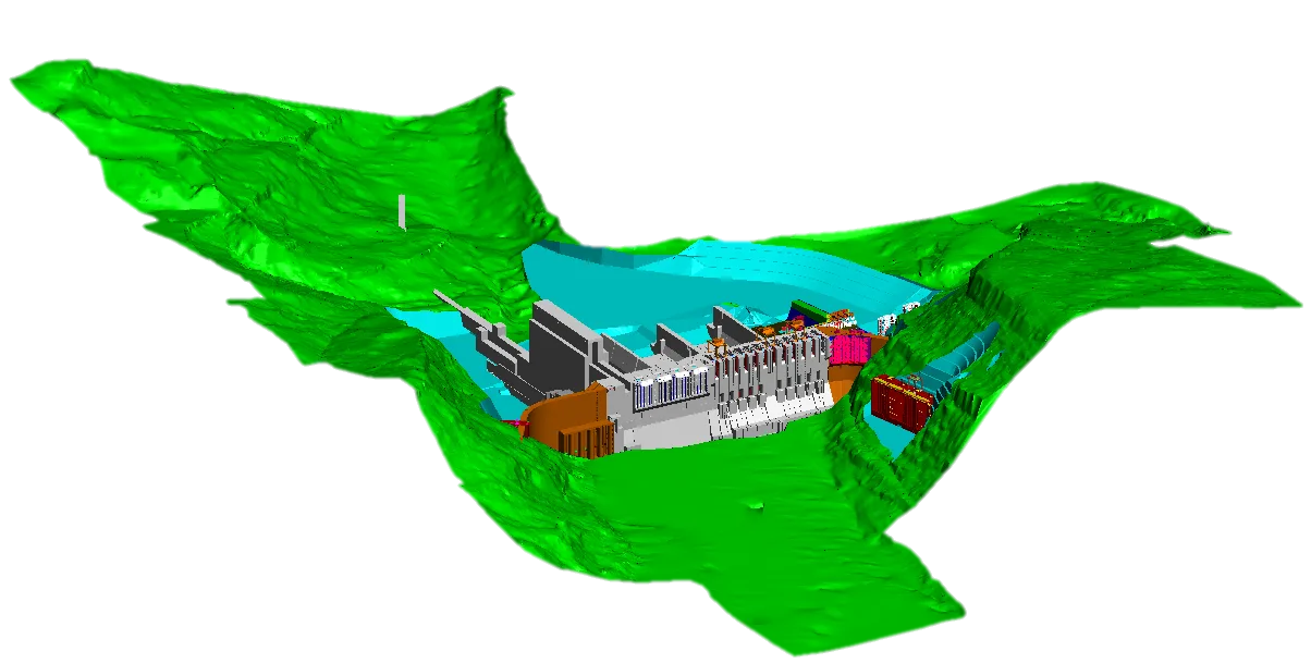 Application of eB in the management of segmented pouring in hydropower station construction