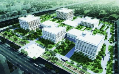 BIM technology supports the topping out of the first phase of Pukou New City Medical Center project