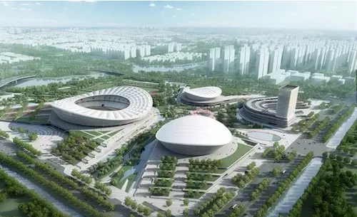 The Suzhou Industrial Park Sports Center project recently adopted BIM technology for the entire process of topping out