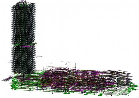 The Integration of BIM Technology in the Jinan Zhonghai Plaza Huanyu City Project