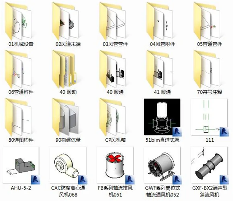 Complete Revit Family Library 16G Architecture Family Structure Family Water, Electricity, Heating, Mechanical and Electrical MEP Family Library Construction Model Family Library+Indoor Family Library+Most Complete BIM Family Library Continuously Updated