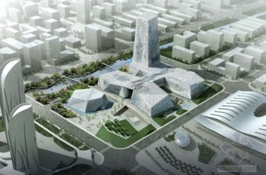 Shandong Provincial Capital Cultural and Arts Center: The Three Pavilions Project-BIM WORLD