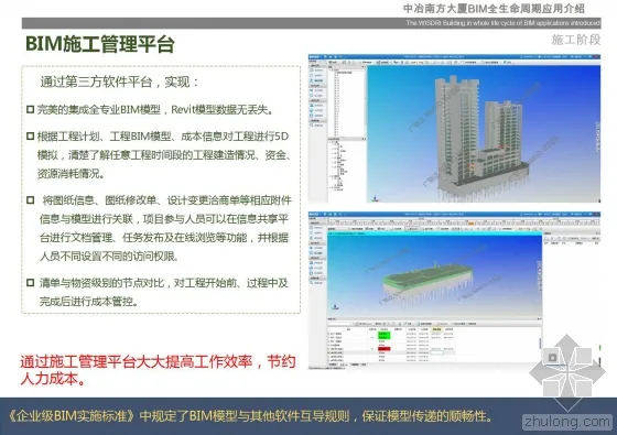 Introduction to the full lifecycle application of BIM in MCC Southern Building