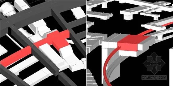 Examples of clashes in underground mechanical rooms