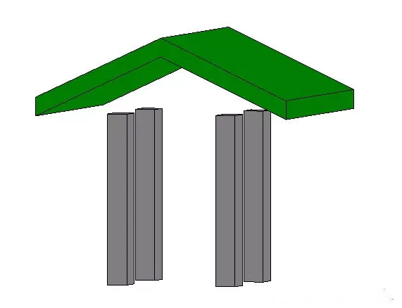 How to solve the problem of columns not being properly attached to the roof in Revit