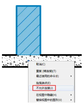 Two expression methods for intersecting wall thick lines in Revit software