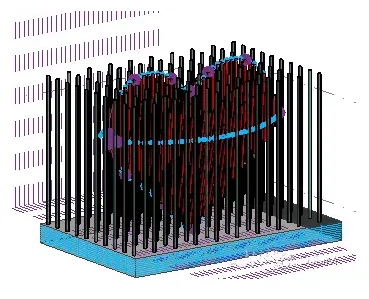 The method of using Revit to draw the red heart shape of Times Square