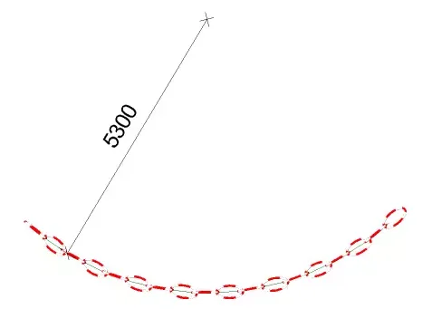 The method of creating chains for road guardrails in Revit