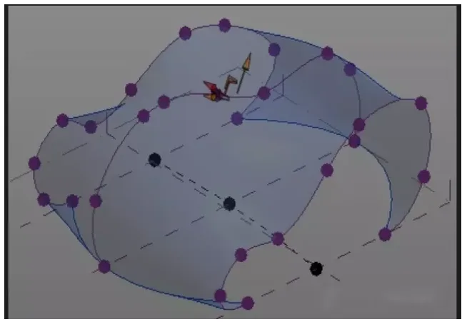 The method of using mass to create irregular spatial grids in Revit