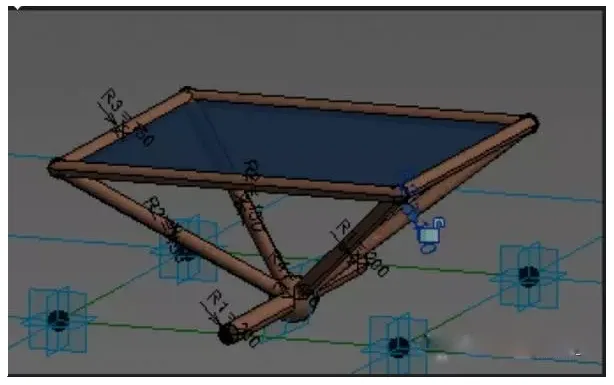The method of using mass to create irregular spatial grids in Revit