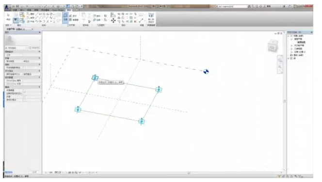 How to use adaptive families to create rectangular seamless surface curtain wall panels in Revit
