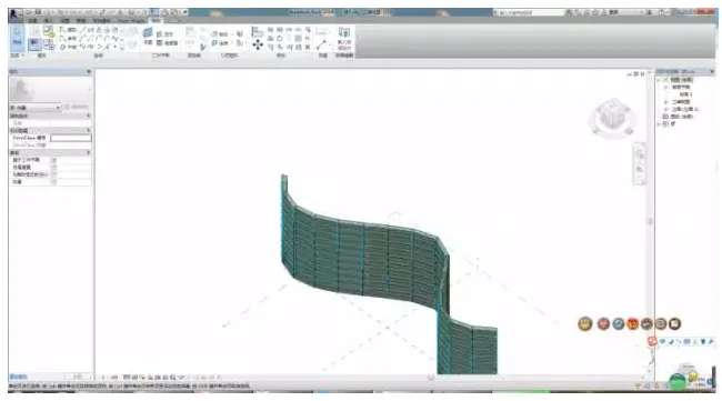 How to use adaptive families to create rectangular seamless surface curtain wall panels in Revit