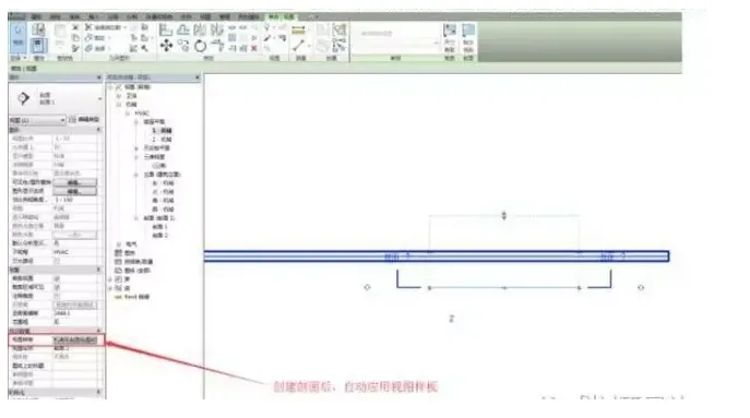 Apply view templates when creating new section views in Revit
