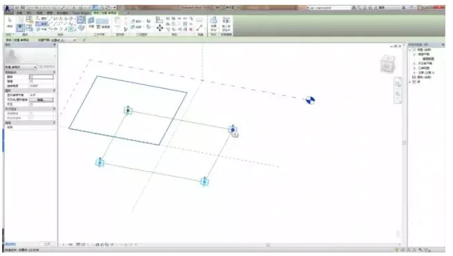 How to use adaptive families to create rectangular seamless surface curtain wall panels in Revit