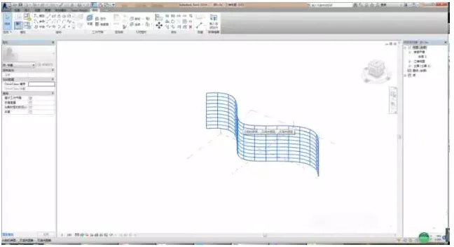 How to use adaptive families to create rectangular seamless surface curtain wall panels in Revit