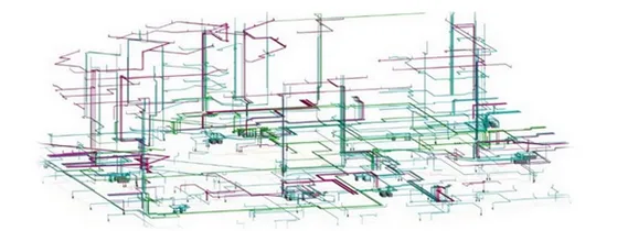 Complete set of BIM model files for Vanke Plaza, including underground management, above ground management, and cost control