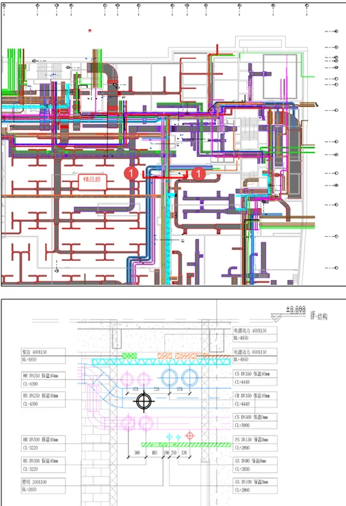 Complete set of BIM model files for Vanke Plaza, including underground management, above ground management, and cost control