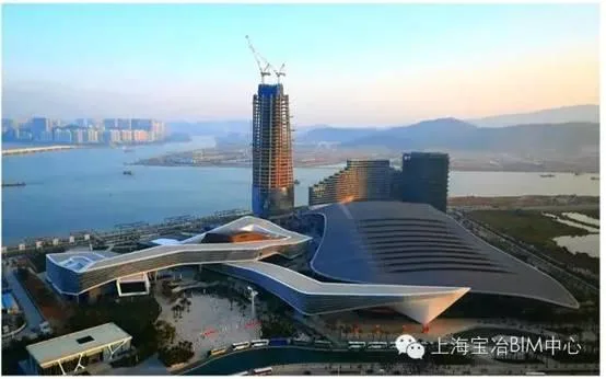The application of BIM technology in Shanghai Baoye Zhuhai Cross Gate Central Business District solves the technical problems of large-scale super high-rise buildings