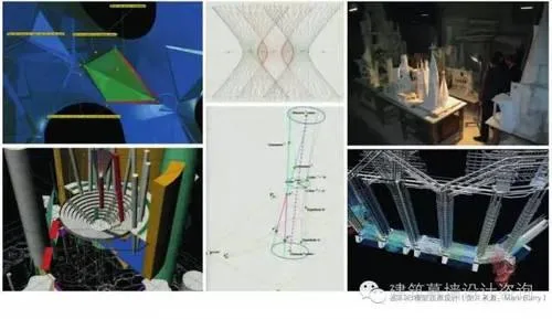 How were the complex curtain walls of the Galaxy SOHO project solved through BIM technology?