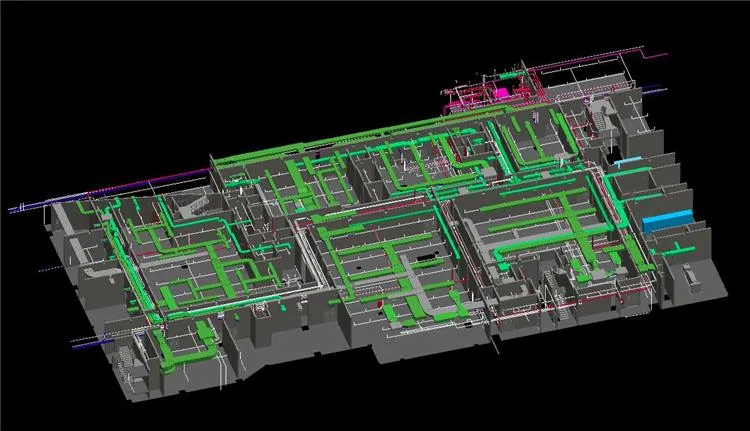 8 sets of complete BIM actual project models for various specialties, including building structures, plumbing, electrical, MEP, and high difficulty BIM actual projects
