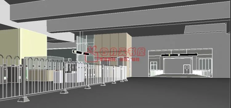 Revit model for subway station BIM project, building structure civil engineering MEP mechanical and electrical design equipment pipeline integration, REVIT subway model