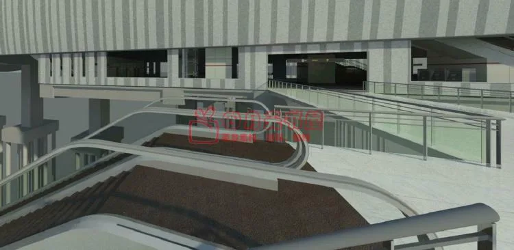 Revit model for subway station BIM project, building structure civil engineering MEP mechanical and electrical design equipment pipeline integration, REVIT subway model