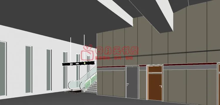 Revit model for subway station BIM project, building structure civil engineering MEP mechanical and electrical design equipment pipeline integration, REVIT subway model