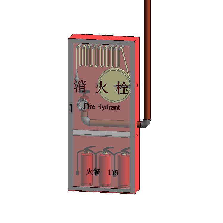 Parameterized Adaptive Fire Safety Equipment Families for Revit BIM
