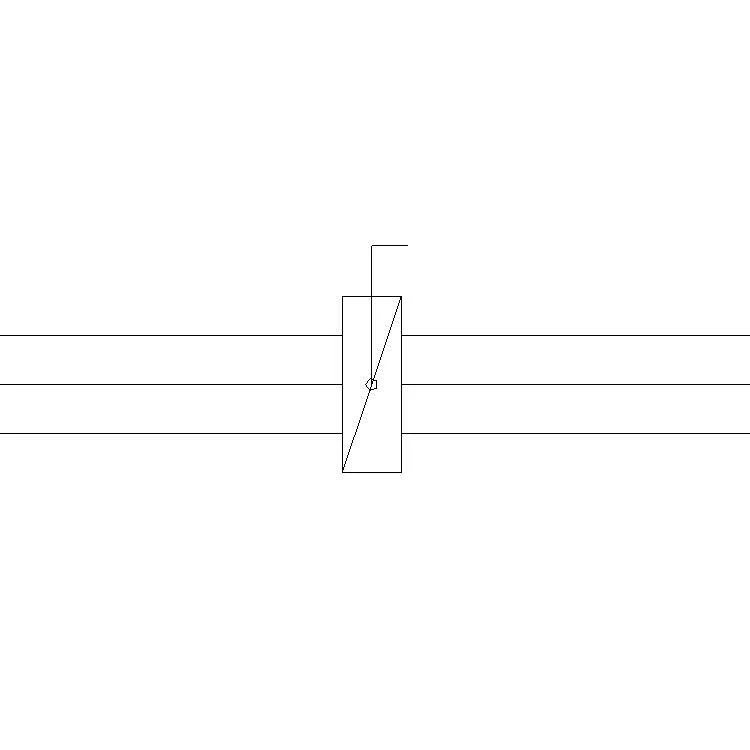 Signal butterfly valve family, clamp type butterfly valve, flange type butterfly valve, BIM parameterized adaptive Revit family