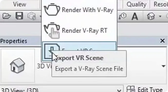 VRay for Revit export to V-Ray Standalone