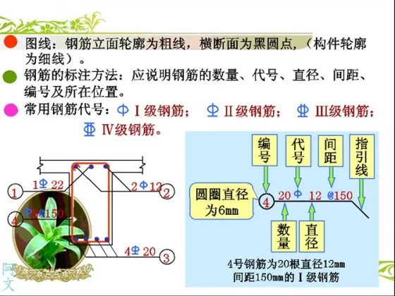 Steel reinforcement diagram example
