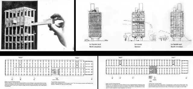 Corbusier's modular housing units