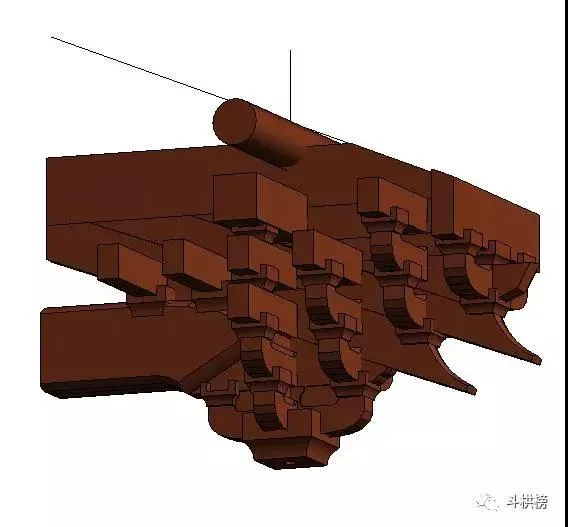 BIM Design of Ancient Architecture - Six Pavilions in Song Style - Dougong Construction