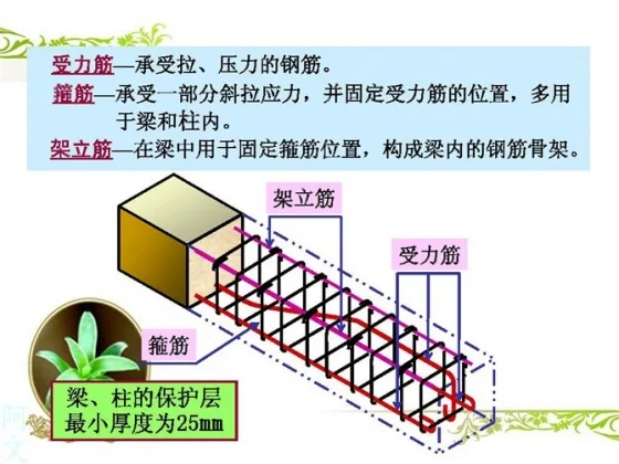 Steel reinforcement diagram example