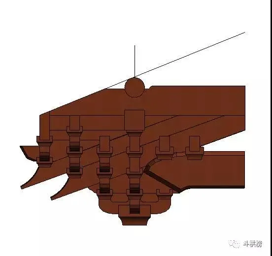 BIM Design of Ancient Architecture - Six Pavilions in Song Style - Dougong Construction