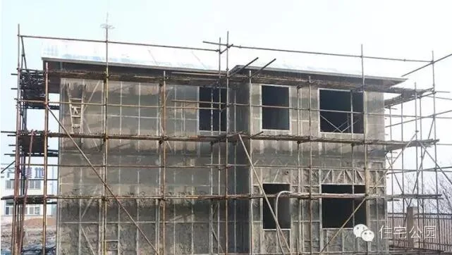 Prefabricated | 3D spraying+light steel system small villa