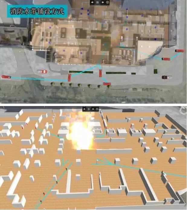 Prefabricated | [BIM Application] BIM+VR-GIS Combined Demonstration: Fire Protection Plan