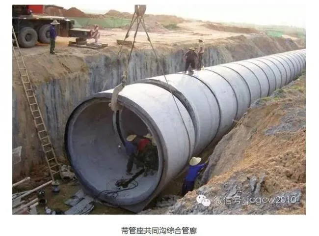 Prefabricated construction technology for urban comprehensive pipe gallery