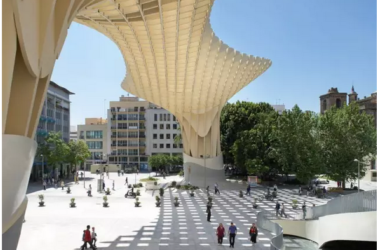 Prefabricated Masterpiece: The Spanish Urban Parasol, One of the World’s Largest Wooden Structures-BIM WORLD