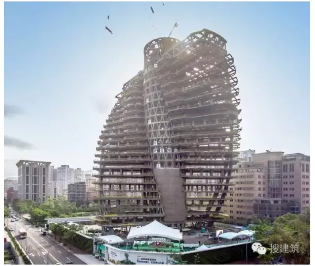 Prefabricated | Green Building | This is the real residential building! A tree inhabited by people