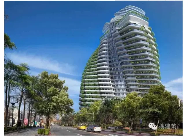 Prefabricated | Green Building | This is the real residential building! A tree inhabited by people
