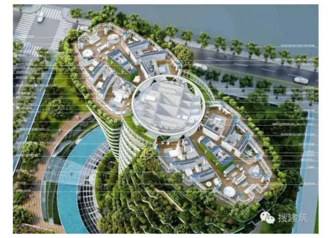 Prefabricated | Green Building | This is the real residential building! A tree inhabited by people