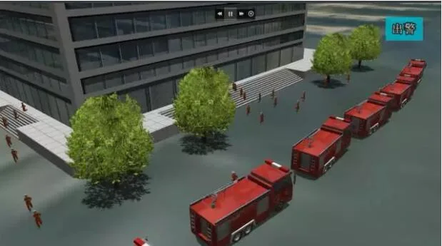 Prefabricated | [BIM Application] BIM+VR-GIS Combined Demonstration: Fire Protection Plan