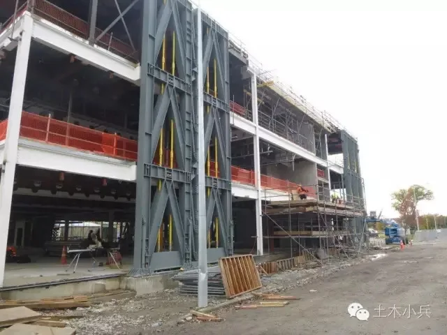 Steel structure details of Forte Health Medical Centre