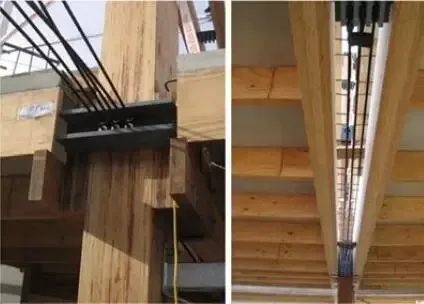 Structural details of the Massey University building