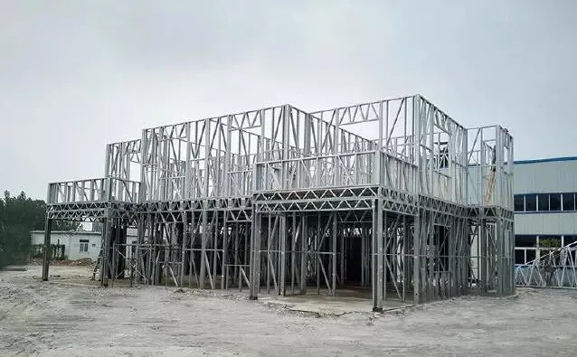 Prefabricated | 3D spraying+light steel system small villa