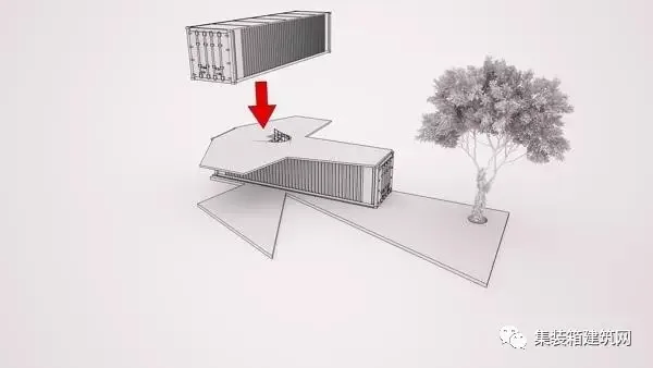 Detailed diagram of the construction process of prefabricated container house building structure