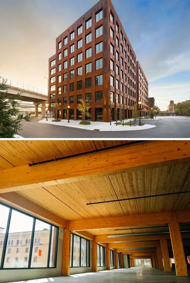 Prefabricated | The largest modern wooden building in the United States has been completed!