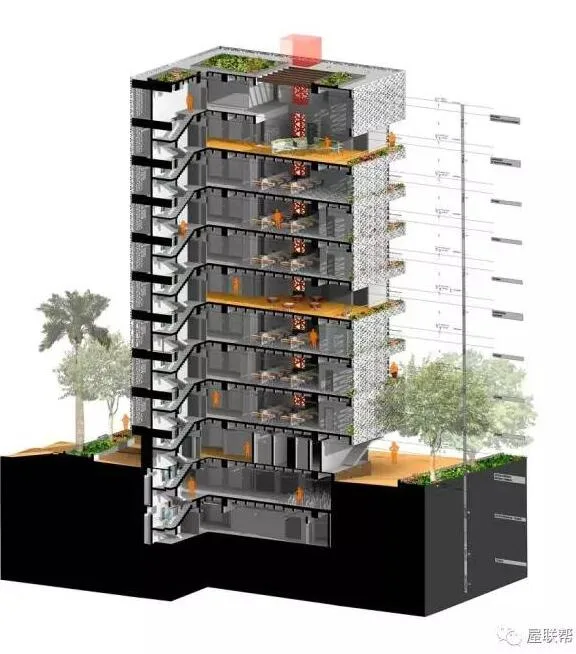 Prefabricated | How to Design 'Breathable Buildings': A Sustainable Case Study - EDU Headquarters in Colombia