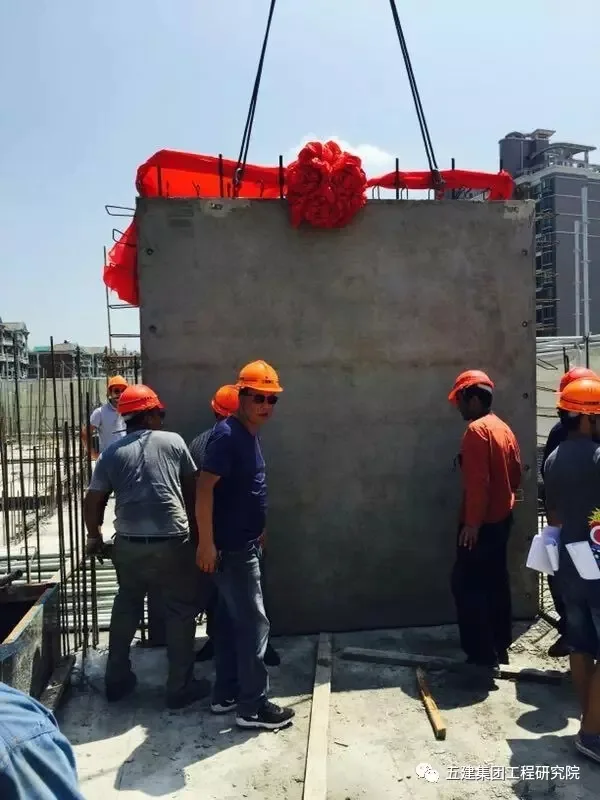 Prefabricated | Case | Prefabrication rate of 45% sandwich insulation prefabricated residential construction started hoisting - Shanghai Baoshan Gu Village N12-1101 Unit 06-01 plot project